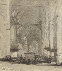 Kerkinterieur od Johannes Bosboom