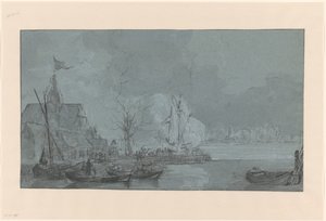 Poslední výstřel z Dordrechtu pro Francouze v Papendrechtu, 1813