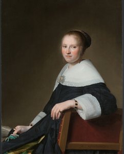 Portrét Marie van Strijp Maria van Strijp (1627-1707), manželka Eduarda Wallise