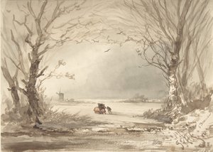 Zimní krajina, 1854.