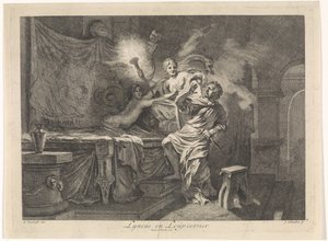 Ceres zabrání vraždě Triptolema Lyncus a Loup-cervier (název na objektu) Biblická, mytologická a alegorická zobrazení (název série)