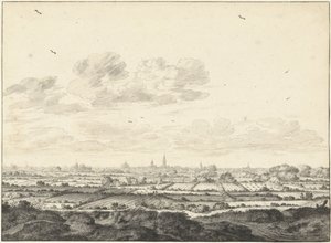 Pohled na Middelburg od Johannes Goedaert