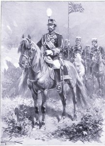 Jeho Imperial Majesty: The Emperor of Japan, ilustrace z Cassells History of the Russo-Japanese War Vol 1, c.1900 od Johannes Hermann Barend Koekkoek