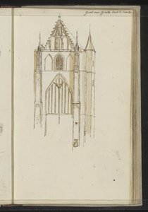 Fasáda Grote Kerk v Haarlemu od Johannes Huibert Prins