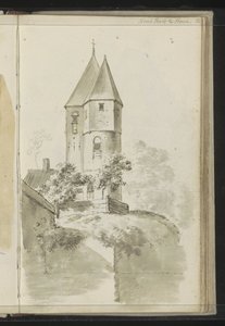 Towers of the Noorderpoort v Hoornu od Johannes Huibert Prins