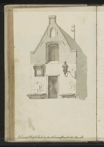 Fasáda Kleine Vleeshal na Lange Nieuwstraat v Utrechtu od Johannes Huibert Prins