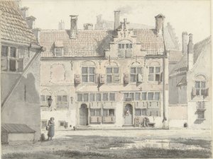 Domy v Amersfoort od Johannes Jelgerhuis