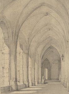 Klášter v kostele Dom v Utrechtu od Johannes Jelgerhuis