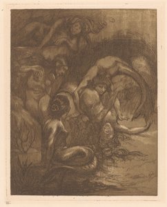 Pět mořských panen od Johannes Josephus Aarts