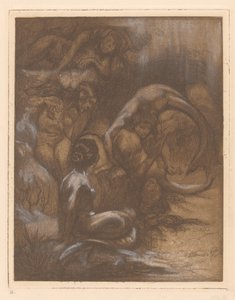 Pět mořských panen od Johannes Josephus Aarts