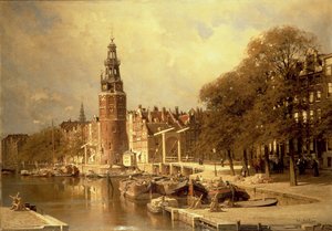 Pohled na Kalk Market, Amsterdam