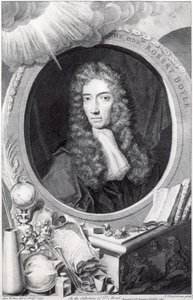 Portrét ctihodného Roberta Boylea (1627-91) vyrytý Georgem Vertuem (1684-1756) 1749 od Johannes Kerseboom