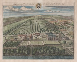 Barrington, Sídlo Edmonda Braye, Esq., [1712] znovu vydáno 1768. od Johannes Kip