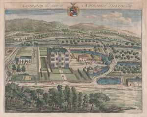Easington, Sídlo Nathaniela Stevense, [1712] znovu vydáno 1768. od Johannes Kip