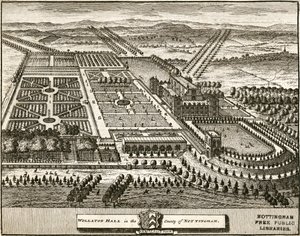 Wollaton Hall a Park Nottingham, Nottinghamshire, c1707