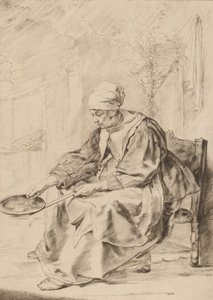Pancake Woman, 1768. od Johannes Kornlein
