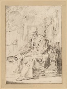 Pancake Woman, 1768. od Johannes Kornlein