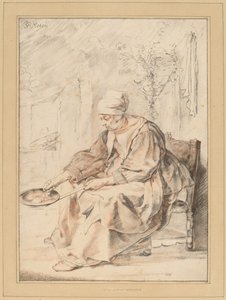 Pancake Woman, 1768. od Johannes Kornlein