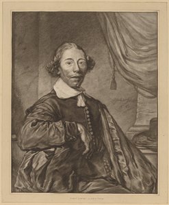 Portrét sedícího muže, 1771. od Johannes Kornlein