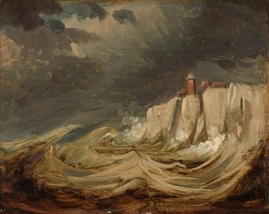 Bouře na pobřeží od Johannes Tavenraat