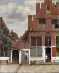 Pohled na domy v Delftu, známé jako "Malá ulice"[1].
Alternativní název(y):  
[2] Pohled na domy v Delftu.

 Malá ulice.[2] od Johannes Vermeer