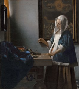 Žena držící váhy od Johannes Vermeer