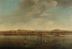 Pohled na kanton v Číně, c. 1662-3