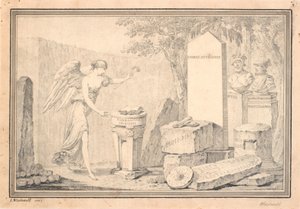Titulní viněta pro Snorri Sturleson (ed. G. Schiøning): Heimskringla, svazek I, 1778