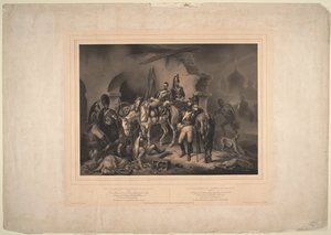 Francouzská armáda v moskevském Kremlu, 1830 od Johannes Woelffle