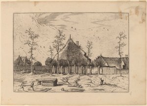 Farma od Johannes and Lucas van Doetechum after Master of the Small Landscapes
