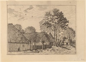 Farmy od Johannes and Lucas van Doetechum after Master of the Small Landscapes