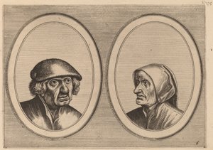 "Dirck Domp" a "Zeedighe Kniertje" od Johannes and Lucas van Doetechum after Pieter Bruegel the Elder