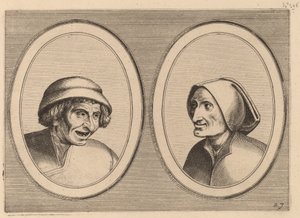 "Keesje Licht-hart" a "Verblinde Swaen" od Johannes and Lucas van Doetechum after Pieter Bruegel the Elder