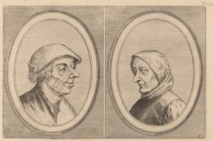 "Mondighe Melis" a "Smeerighe Els" od Johannes and Lucas van Doetechum after Pieter Bruegel the Elder