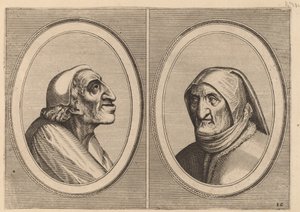 "Pater Muylaert" a "Mater Bille-bloots" od Johannes and Lucas van Doetechum after Pieter Bruegel the Elder