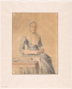 Portrét Catherine van Eck od Johannes de Koning (signed by artist)