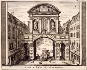 Temple Bar, Londýn, C1700