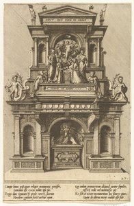 Cœnotaphiorum 27, 1563. Tvůrci: Johannes van Doetecum I, Lucas van Doetecum. od Johannes and Lucas van Doetecum