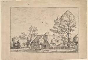 Velká farma s Draw Well od ikon statku a statku e..., ca. 1559-61.