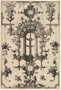 Moderní groteska s popruhy, 1554.