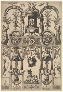 Moderní groteska s popruhy, 1557.