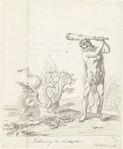 Zničení aristokracie, dekorace na Westermarkt, 1795 Paralýza aristokracie (titul na předmětu) od Johannes van Dregt (rejected attribution)