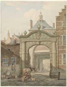 Pohled branou v Dordrechtu od Johannes van Lexmond