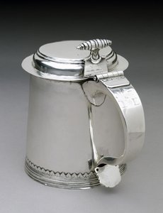 Tankard, c. 1692-1734 (stříbro) od Johannis Nys