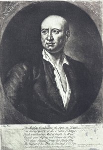 James Figg, první anglický šampion v boxu naboso, zemřel v roce 1734 (rytina) od John (after) Ellys