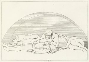 Smrt Ugolina, Inferno, Canto 33 (rytina) od John (after) Flaxman