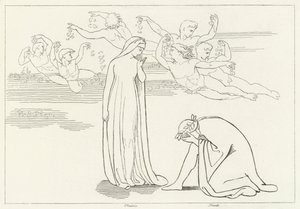 The Descent of Beatrice, Purgatory, Canto 30 (rytina)