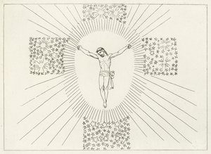 Slavný kříž, ráj, Canto 14 (rytina) od John (after) Flaxman