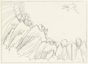 The Hierarchies, Paradise, Canto 29 (rytina) od John (after) Flaxman