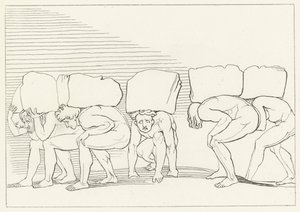 The Proud, Purgatory, Canto 11 (rytina) od John (after) Flaxman